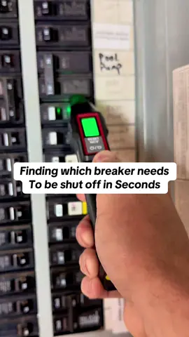 This circuit breaker finder tool makes home repairs so much easier! I can find out what breaker I need to shut off in just a few seconds. #CircuitBreakerfinder #CircuitBreaker #tools #circuittester #electricaltools 