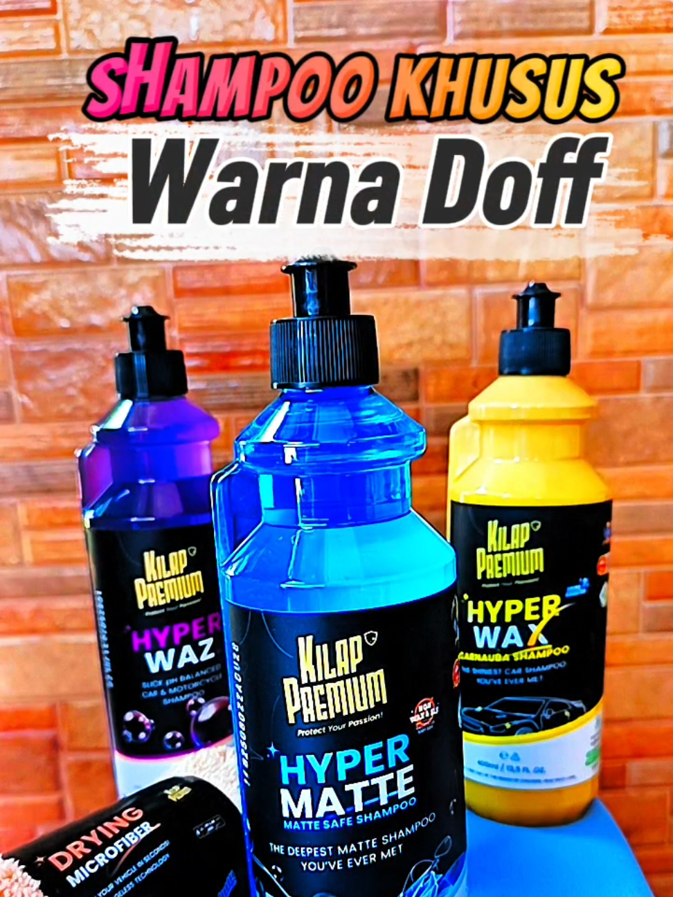 Shampoo Motor Mobil warna Doff / Matte Kilap Premium #shampomobil #shampomotor #kilappremium #shampomotordoff  #shampocucimotor 