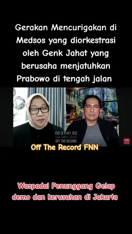 Gerakan Mencurigakan Genk Jahat di Medsos yang ingin melengserkan Prabowo demi naiknya FUFUFAFA jadi Raja