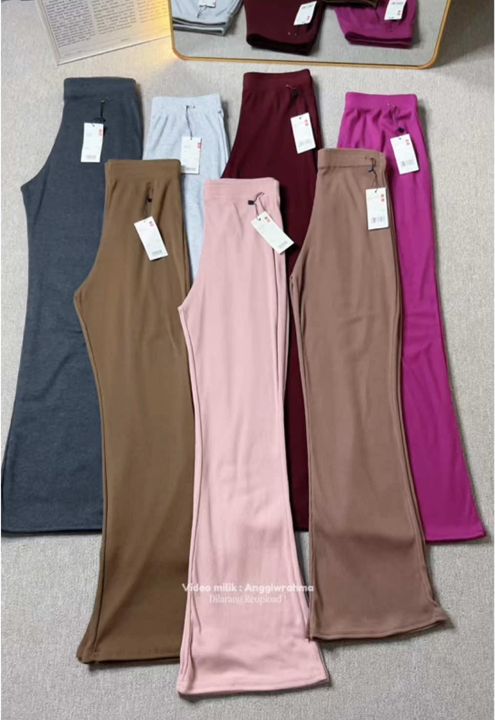 Gabisa kalo cuman punya 1 warna aja😭 #cutbray #cutbraywanita #cutbrayknit #flarepants #celanamurah 