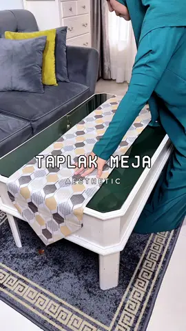 Taplak meja aeathetic #taplakmeja #taplakmejaaesthetic #alasmeja #taplakmejatamu #taplakmejamakan 