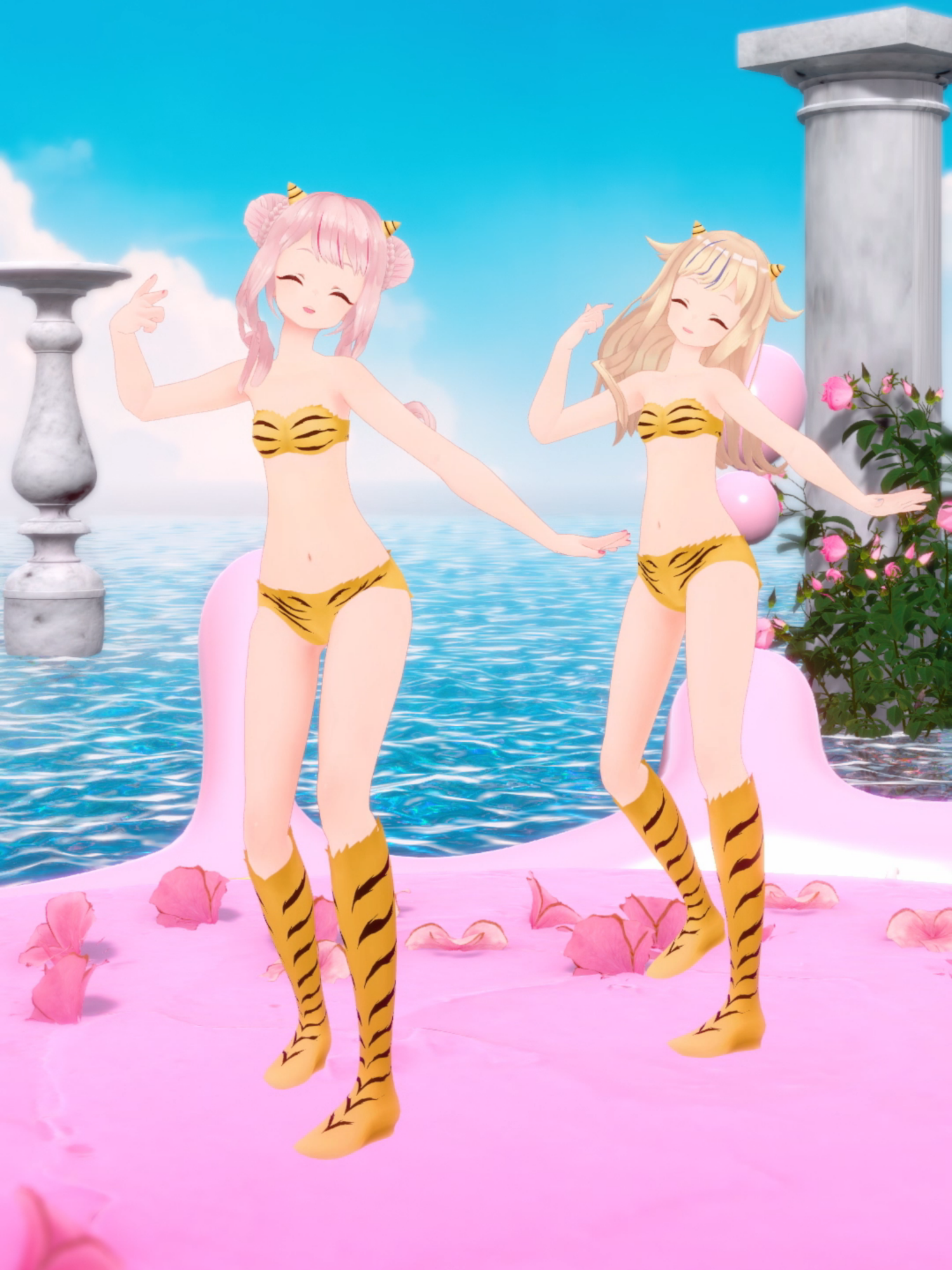 かっこいい『V』がかわいくなる魔法🪄🐯 #ヒメヒナ #HIMEHINA #ヴィー