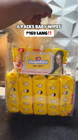 Kleenfant 6packs Baby Wipes 100plus lang🤩#wipes #wipesforbaby #kleenfantwipes #kleenfantbabywipes #kleenfant 