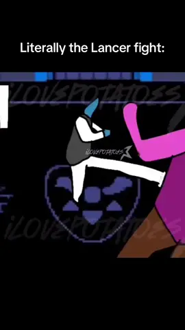 Susie beat his ass bro 💔 #deltarune #susiedeltarune #lancer #rotoscope #playerdeltarune 