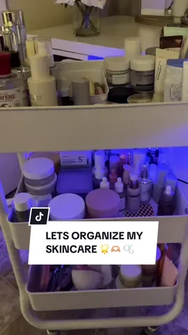 When ppl ask me what I use for skincare… 😆 im just gonna show them this video #skincare #organizetok #satisfyingvideo #skincareroutine #fyp 