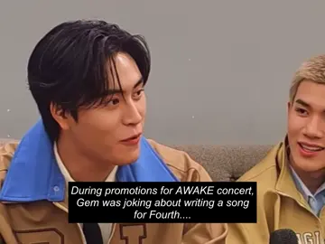 i am unwell. i was so curious during the press tour why he kept joking ab writing a song for fourth. gemini wrote a new song called, 