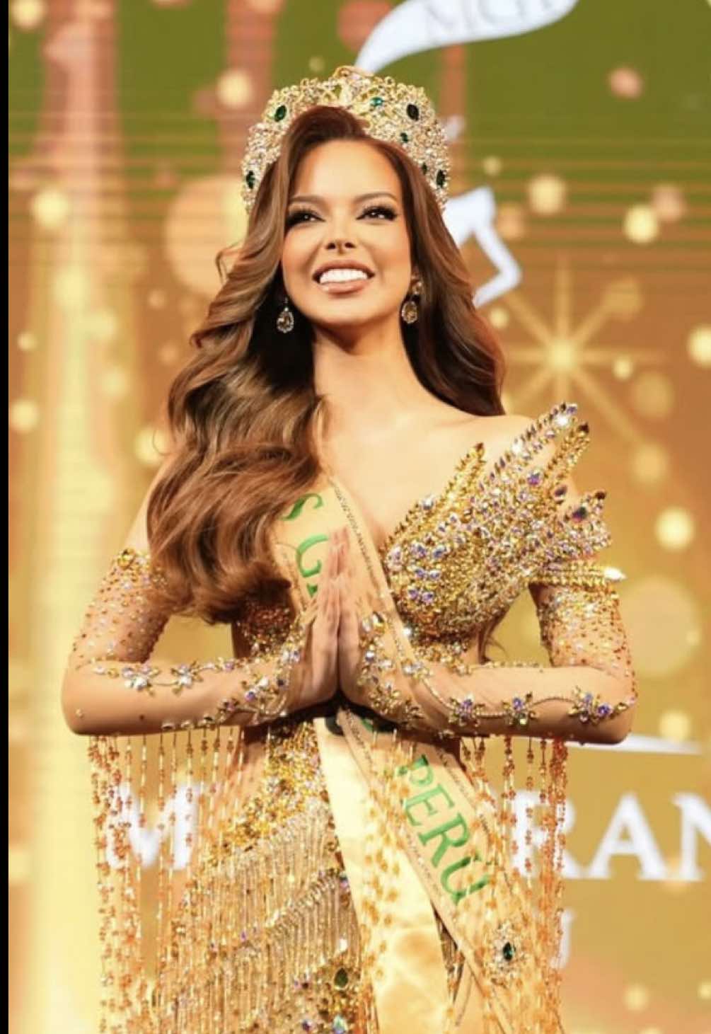 Miss Grand Perú 2025 es @Flavia Lopez 🇵🇪👑 #flavialopez #missgrandinternational #peru