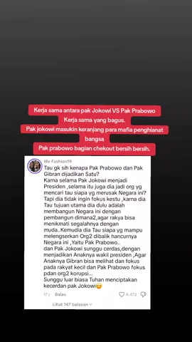 Dukung pak prabowo buat bersih bersih gezz kericuhan saat ini ulah para koruptor yg ga terima aksi mereka dihancurkan oleh kepemimpinan pak prabowo. Jdi memprovokasi rakyat yg sedang demo. Jangan sampe era pak Gusdur terulang ya. Please bukan presiden nya yang jelek. Para pejabat pejabat koruptor itu musuh rakyat sebenarnya. Dan mereka lagi dibersihin oleh pak prabowo. Jadi jangan sampe pak prabowo dilengserin. Krna itulah keinginan para mafia mafia koruptor berharap terjadinya pelengseran pak prabowo agar aksi jahat mereka tidak ada lagi yang menghalangi. Kerja sama antara pak Jokowi VS Pak Prabowo Kerja sama yang bagus. Pak jokowi masukin keranjang para mafia penghianat bangsa Pak prabowo bagian chekout bersih bersih.  @sorotan #staysuportpakprabowo #bersamapakprabowoindonesialebihbaik #satubarisanpakprabowo #