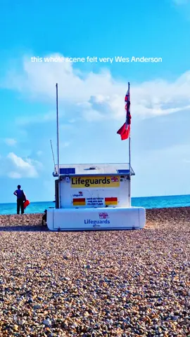 #AccidentallyWesAnderson moments on Brighton seafront. 🎥
