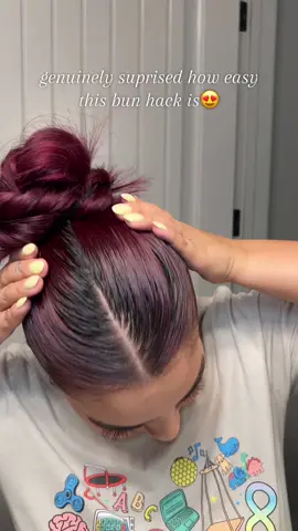 #hairinspo #hairoftheday #redhair #bunhack #hairtok 