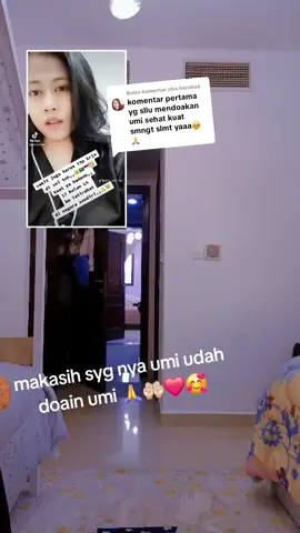 Membalas @nha.hernha6  #makasih syg hya umiii@Nha hernha juga semua nya yg udah doain umiii Alhamdulilah hari ini umi udah membaik🙏🙏🤲🏻🤲🏻❤️❤️❤️❤️