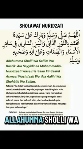 Sholawat Nuridzati  #sholawatnurdzati #sholawatnabi