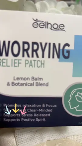 Quien diría que algo tan pequeño podría marcar la diferencia? Estos parches mantienen la ansiedad bajo control sin ningún medicamento , me pongo uno ants de ir al trabajo y listo!#@eelhoe#worrying #relief #patch #lemon #balm #botanical #blend ##promotes relaxation#staycalm #clearminded #supports #stress #released #positive #spiri #tiktokshop #viraltiktok #foryourpage 