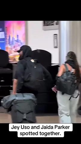 Jey Uso and Jaida Parker spotted together. #JeyUso #Jaidaparker #WWE 