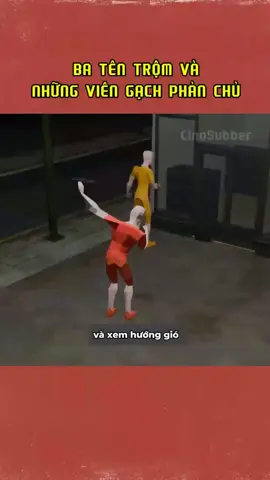 Ba tên trộm và viên gạnh phản chủ và cái kết #funny #vuive #haihuoc #giaitri 