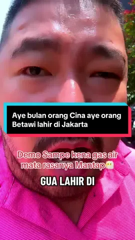 Sape bilang aye orang cina? Aye orang chinese betawi lahir gede di Jakarte!! #chindo #demodpr #foryou #orangbetawi #fyp 