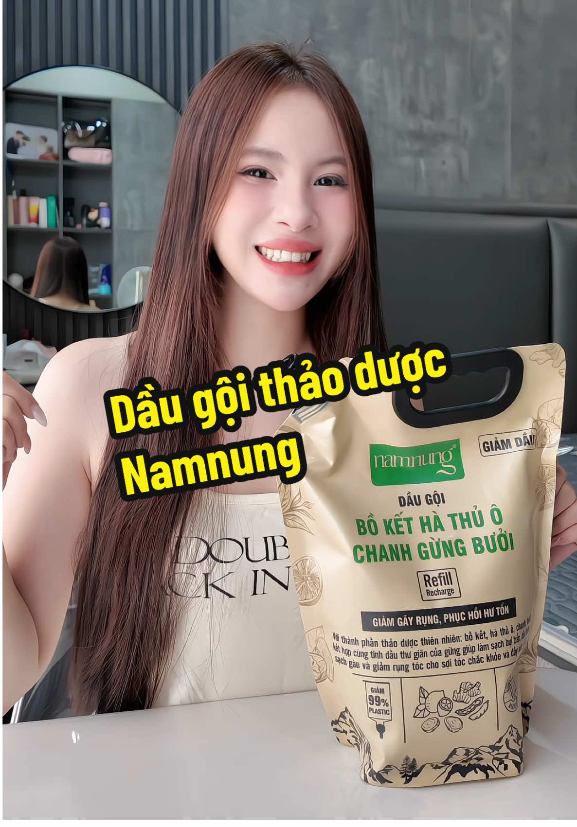 Dầu gội thảo dược Namnung #daugoithaoduoc #namnung #daugoi 