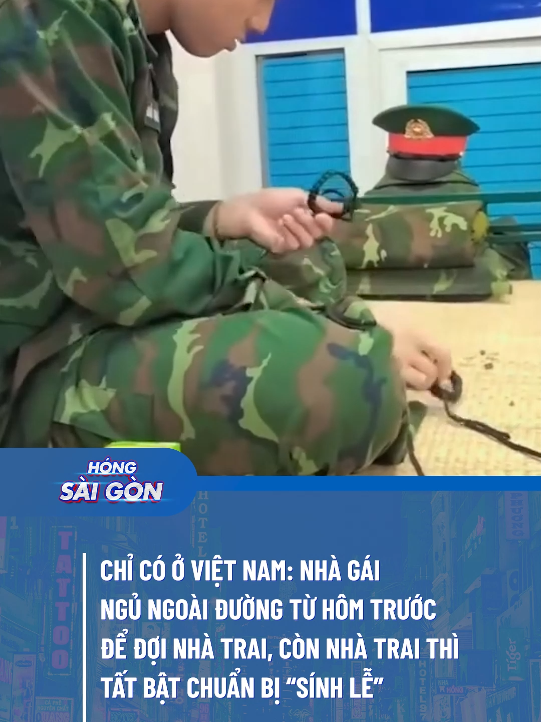 Chỉ có ở Việt Nam: Nhà gái ngủ ngoài đường từ hôm trước để đợi nhà trai, còn nhà trai thì tất bật chuẩn bị “sính lễ” #HongSaiGon #fyp #tiktoknews #svg
