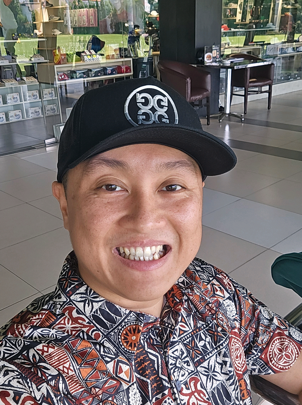 Latihan golf bersama Bro Enda 
