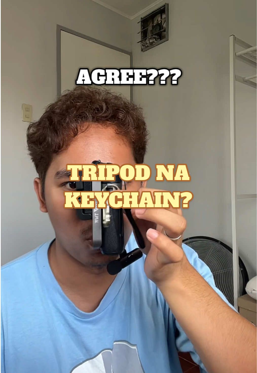 Sa sobrang mini nag mukhang ng keychain ang tripod n ito HAHAHA ??  tnw tripod mini mini tripod tnw mini quadripod tnw #tripod #minitripod #handgriptripod #selfiesticktripod
