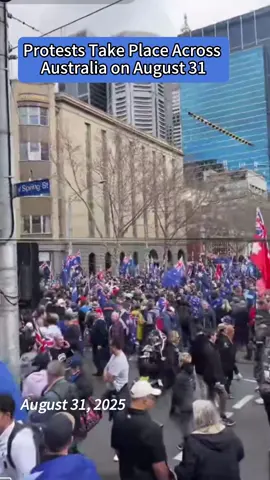 Australia：Major Cities See Rallies With Strong Security Measures. #Australia   #Protest  #March  #Sydney 