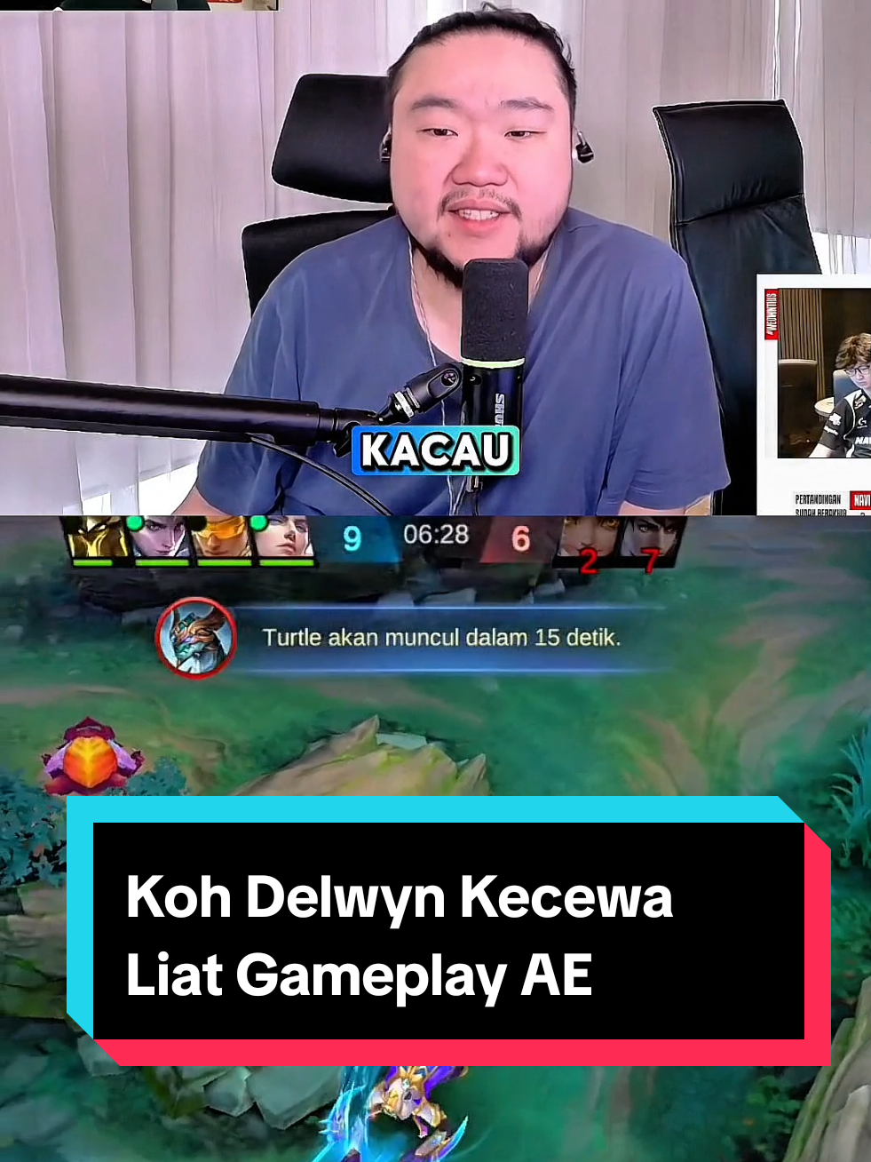 Kekecewaan CEO AE Koh Delwyn liat Gameplay AE vs Navi tadi Malam #planofpublisher #alterego #ivan #MLBBNEXT2025 #SeasonsEndGiveaway 