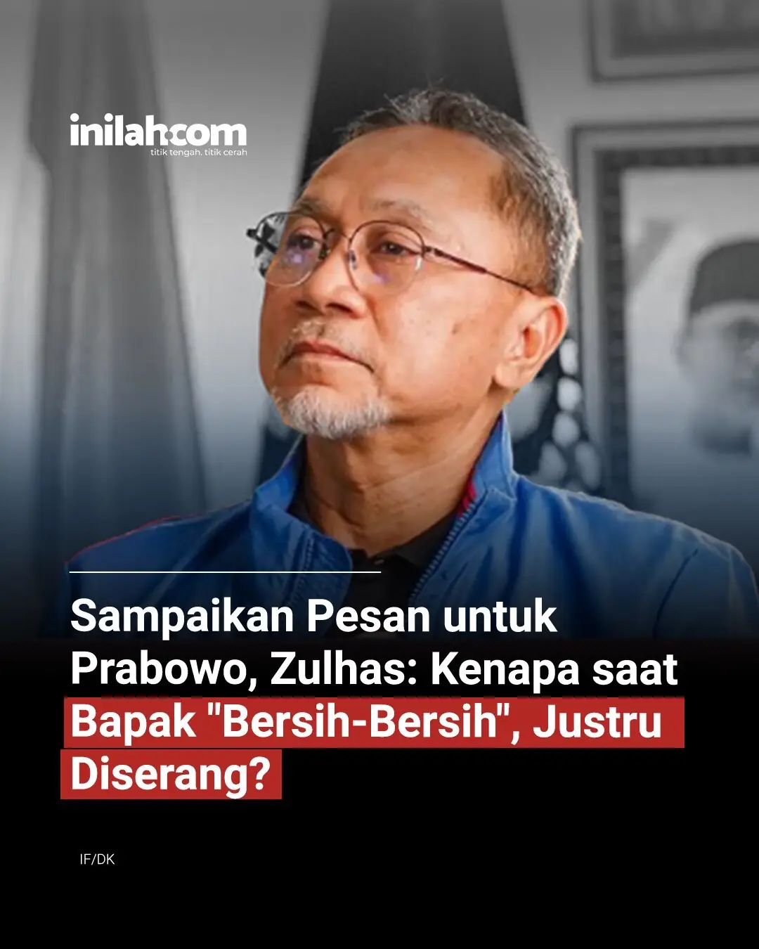 Menteri Koordinator Bidang Pangan Indonesia sekaligus Ketua Umum Partai Amanat Nasional (PAN), Zulkifli Hasan, menulis surat terbuka untuk Presiden RI Prabowo Subianto di laman media sosial, Minggu (31/8/2025). 