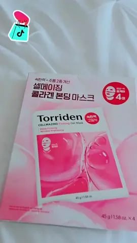 Torriden Neck-to-Face Masking : A ful-coverage gel mask designed tO treat both face and neck #koreanskincare 