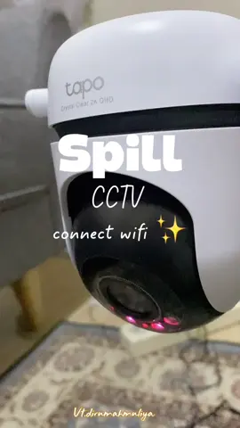 Pasang keamanan dirumah 😍 cctv yang bisa di kontrol di hp loh 😍 yu samaan ✨ @TP-Link Indonesia  #fyp #cctvcamera #cctvoutdoor #cctvsmartwifi #cctvtapo  