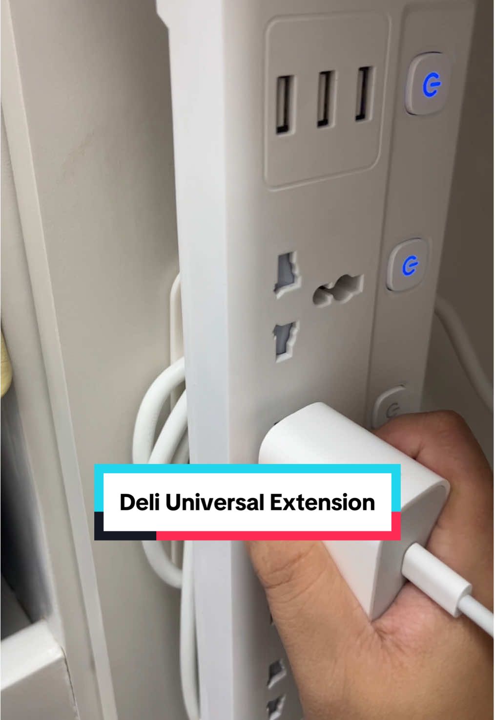 Deli Universal Extension Cord #deli #deliextension #extension #extensioncord #kidsafety 