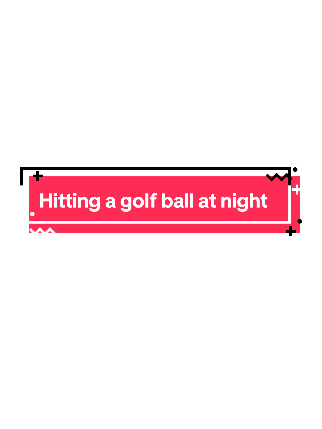 what happens when I hit a golf ball at night #sportscenter #pga #golf 