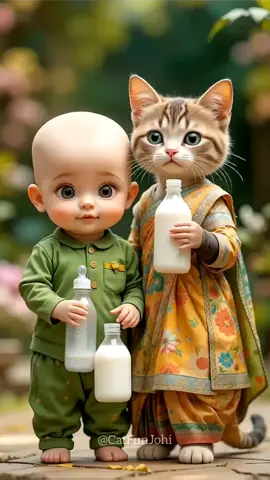 Cute Baby and Cat Disco Dance 🤣#fact_with_johi #dontunderreviewmyvideo #foryou 