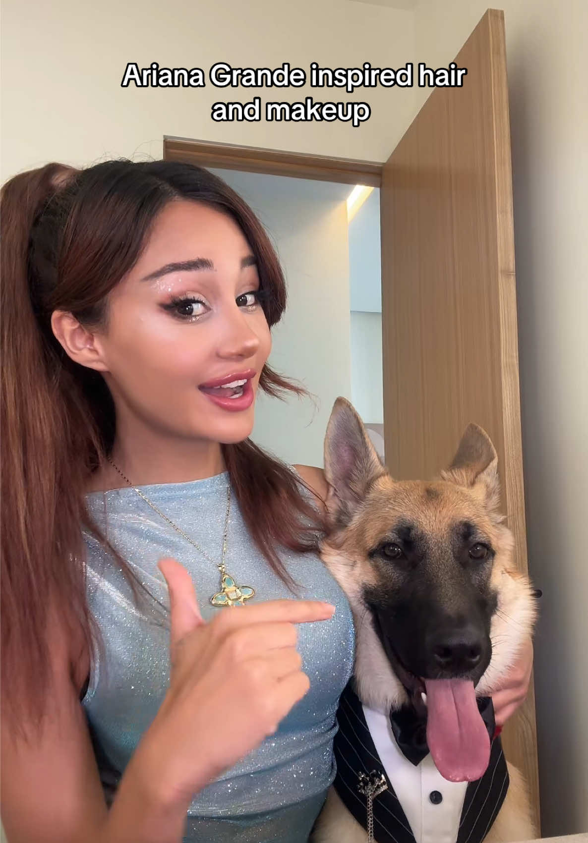 Since this song is giving Ari vibes 🎤 @HOUSE OF GUNTHER #mansbestfriend #puppy #arianagrande #filipina 