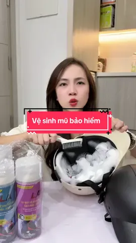 Vệ sinh mũ bảo hiểm #xuhuong #phsgr 