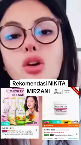 rekomendasi bodylotion dan lulur dari Nikita Mirzani 
