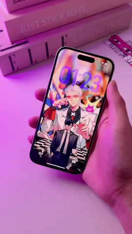 Not just watching to be here x, i fused it into my phone 👀 - charging animation tutorial #tobeherox #tobeheroxedit #foryoupage #wallpaper #charginganimation 