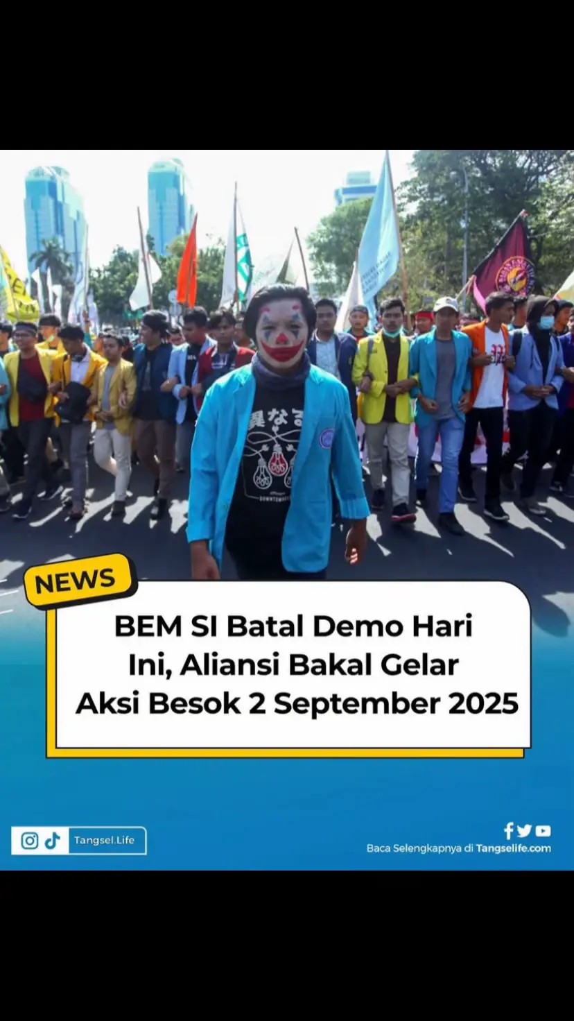 Akan aksi tanggal 2 guys #demokrasi #tangselinfo #staytune #ripindonesia #foryoupage #fyp 