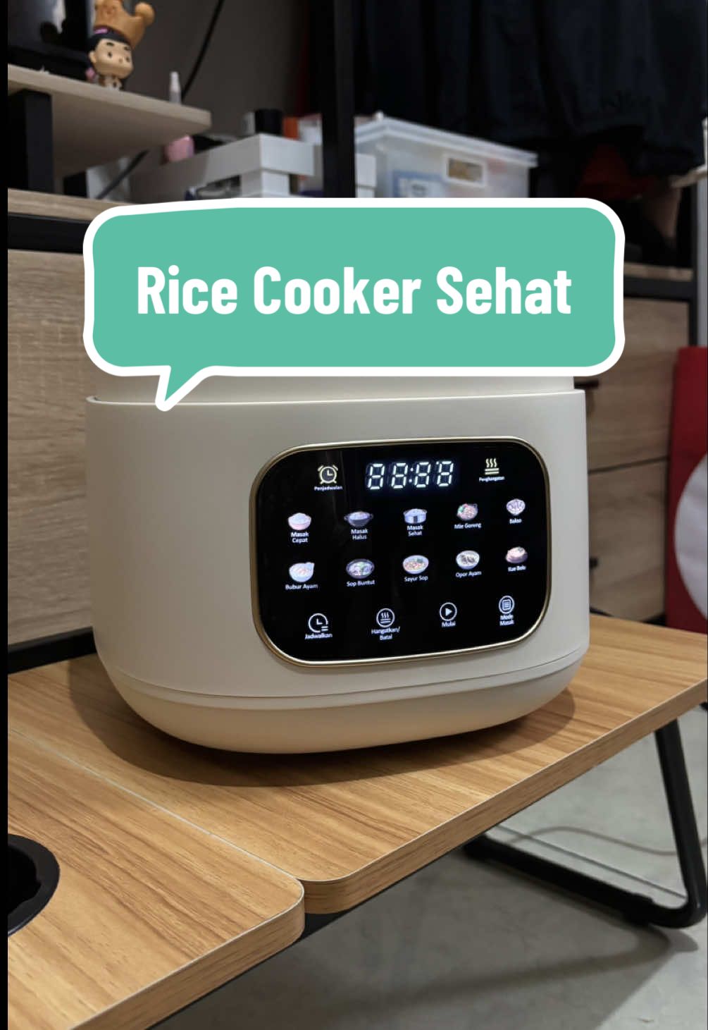 Nikmati nasi yang lebih sehat dengan Digital Smart Rice Cooker - Low Sugar dari Freemir yang dirancang untuk membantu memasak nasi dengan kadar gula lebih rendah. 📝Fitur Produk Kapasitas: 1,5 L untuk memasak nasi hingga 3-5 porsi  Bahan utama: PP(Polypropylene) yang aman dan tahan lama. Inner Pot: Terbuat dari keramik enamel yang anti lengket, memudahkan pembersihan. Steamer: 304 stainless steel untuk daya tahan dan kualitas terbaik. Kontrol: Touchscreen Daya: 400W Tegangan: 220V @freemir Indonesia Store  #ricecooker #lowsugar #masaksehat #diet #defisitkalori