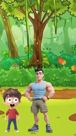 ayah lari, ada tokek raksasa