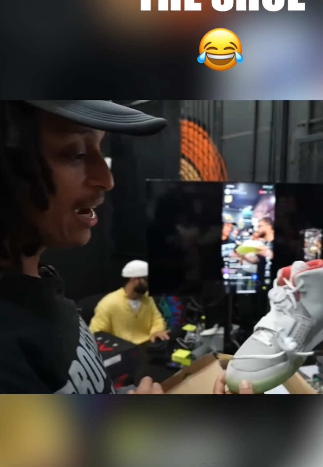 BRO DIDN'T WANT TO TOUCH THE SHOE 👟
