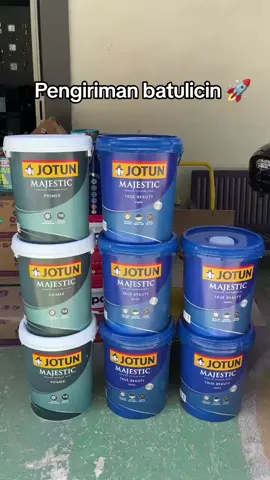 siap kirim cat jotun seluruh kalimantan, kali ini proyek dibatulicin 😍🚀 #jotunbanjarmasin #jotunindonesia #jotunlightantique0471 #jotunvanilla1453 #jotunkalimantanselatan 