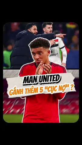 #manunited gánh thêm 5 “món nợ” #jadonsancho #antony #football #xuhuong 