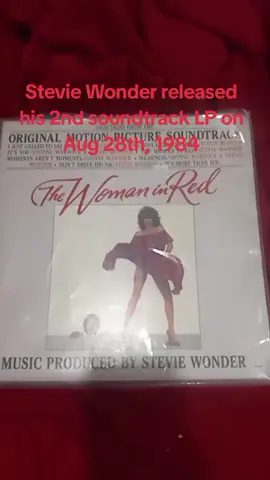 Stevie Wonder released his 2nd soundtrack LP on Aug 28th, 1984. #steviewonder #soundtrack #motown #soul #irvineca 