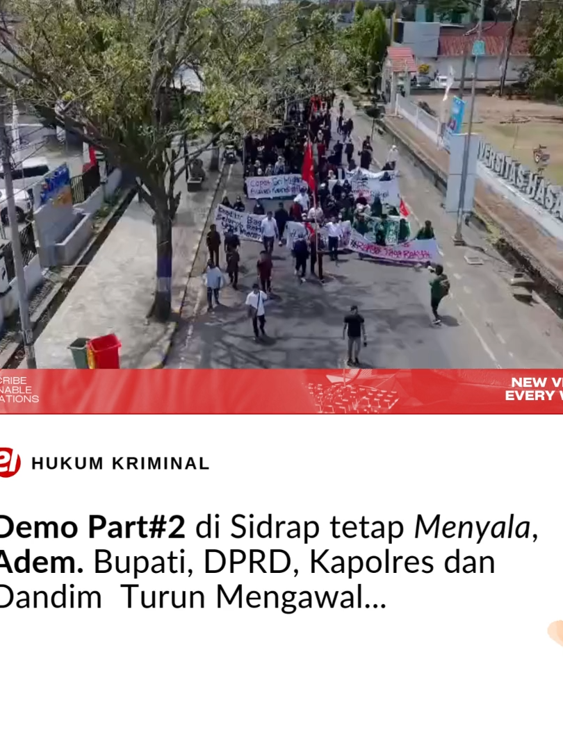 Demo Part#2 di Sidrap tetap Menyala, Adem. Bupati, DPRD, Kapolres dan Dandim Turun Mengawal... #fyp #fypシ゚viral🖤tiktok #videoviral #fypシ゚viral #fypシ゚ #videoviralitiktok #PolresSidrap #Sidrap #SyaharuddinAlrif