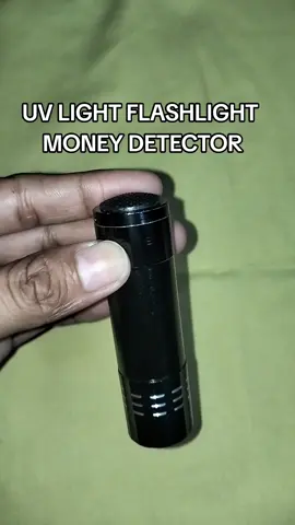 Mini 9LED Aluminium UVUltra Money Detector  No more fake money. #flashlight #fyp #foryoupage #fypシ゚viral #moneydetector 