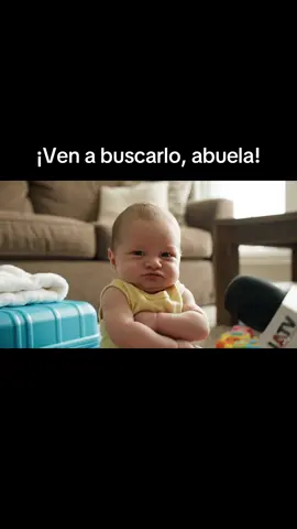 El favorito de la abuela 🤣 #bebes #abuelita #bebeia #funnyvideos #fypシ 