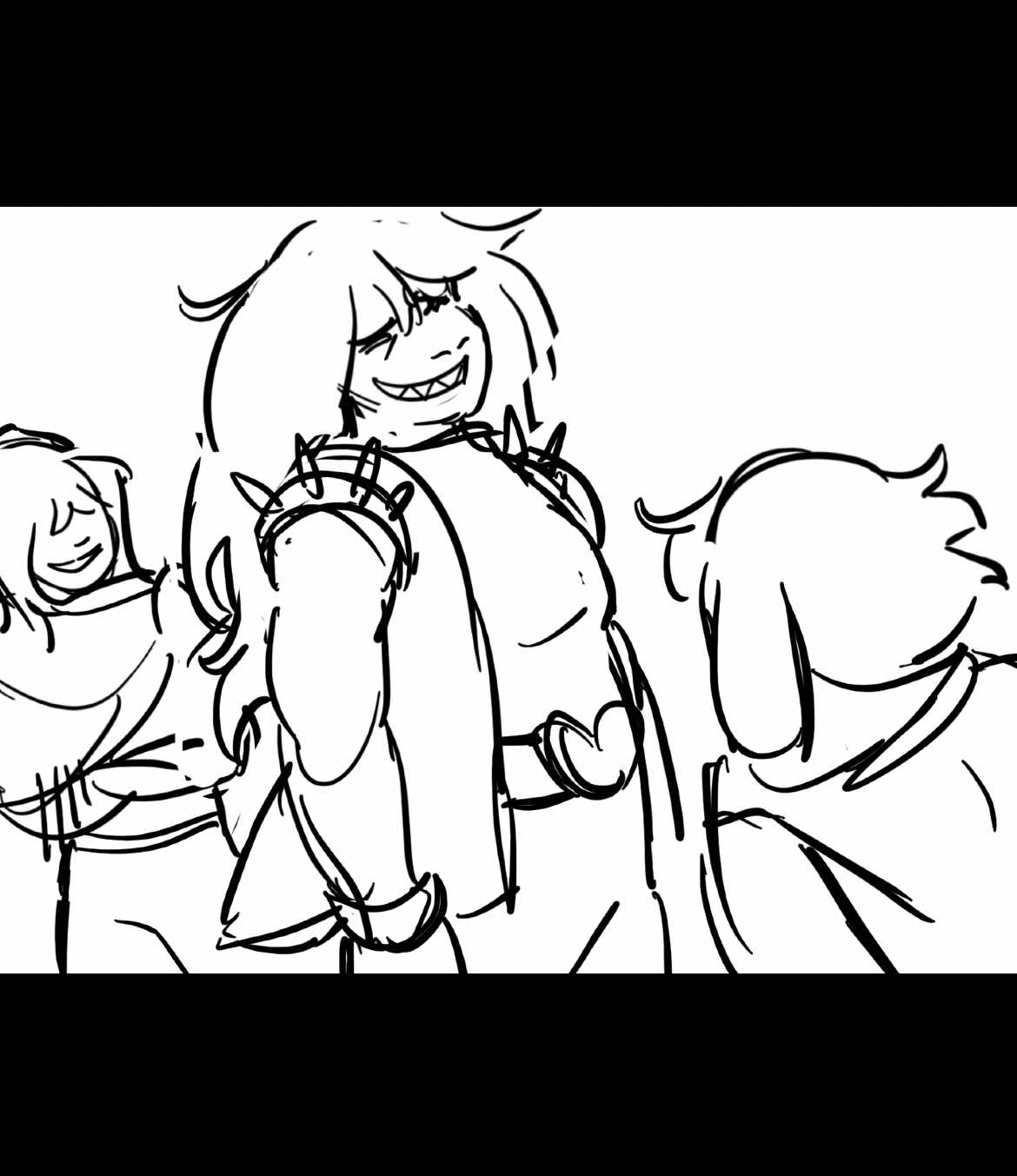 I’m gonna finish this!! Yippee!!! #deltarune #animatic #animationpractice #storyboard #wip 