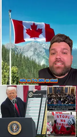 Canada has been charging the USA us all of these tariffs yet no one is talking about it. #canada #usa #canadian #american #tariff