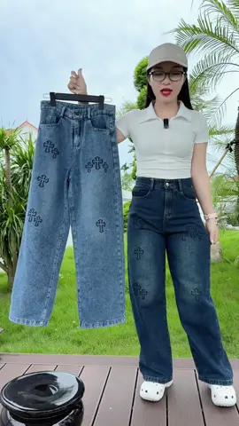 Quần jean ống suông mềm mát có size to chân ái cho cả bốn mùa #lanlan93 #quanjeanongsuong #thoitrang #viralvideo #tiktok 