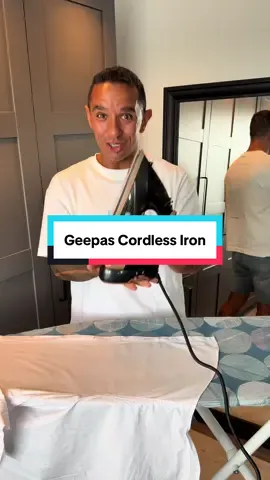 @GeepasUK 2-in-1 Iron such fantastic quality  #cordlessiron #ironing #ironingclothes #CleanTok #dealdrops 